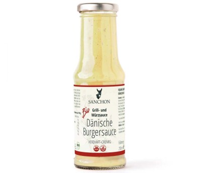 Bio Sanchon Dänische Burgersauce, vegan, 210ml